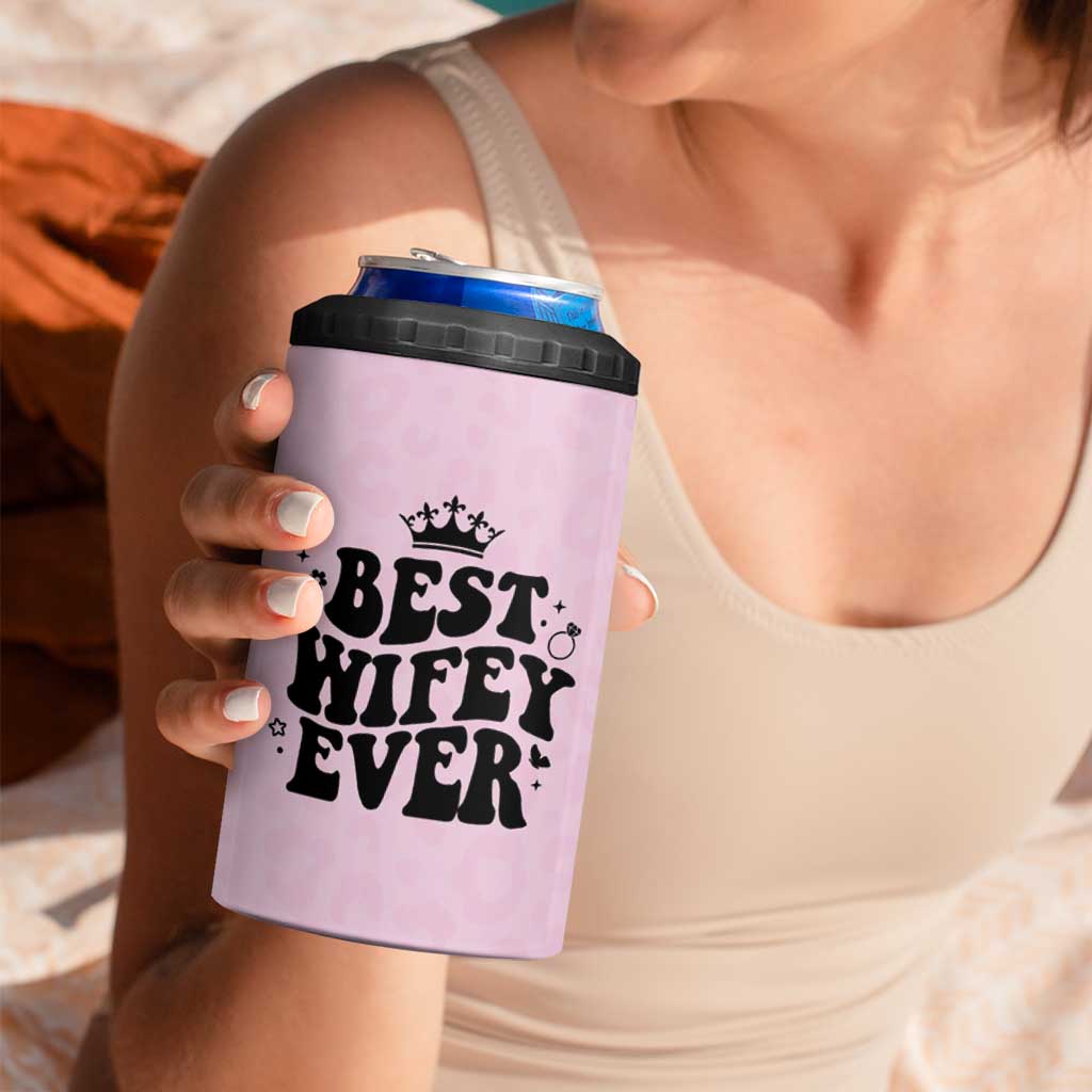 Gifts For Wife from Husband 4 in 1 Can Cooler Tumbler Best Wifey Ever Bride Bachelorette Wedding Gifts