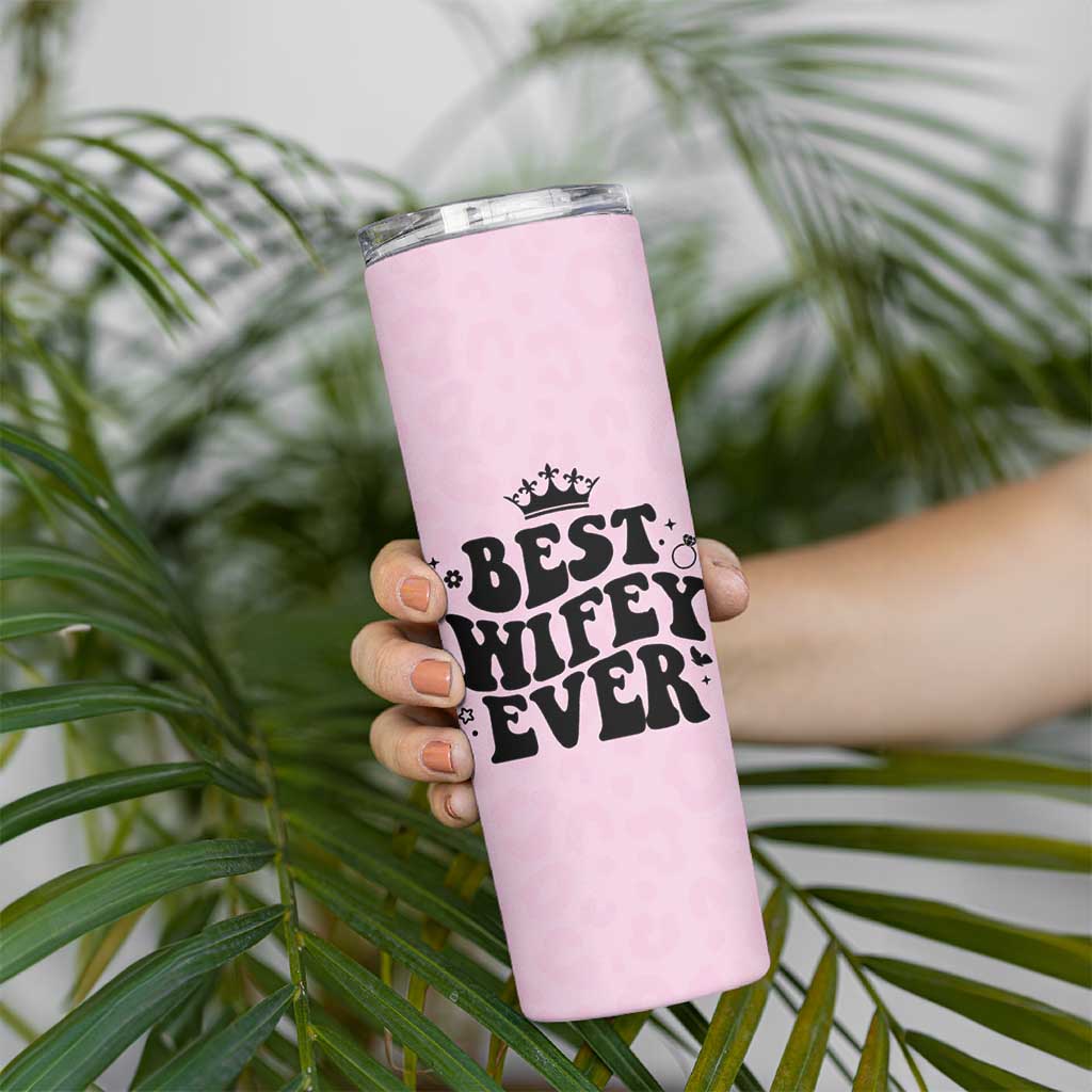 Gifts For Wife from Husband Skinny Tumbler Best Wifey Ever Bride Bachelorette Wedding Gifts