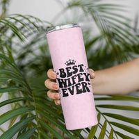 Gifts For Wife from Husband Skinny Tumbler Best Wifey Ever Bride Bachelorette Wedding Gifts