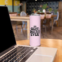 Gifts For Wife from Husband Skinny Tumbler Best Wifey Ever Bride Bachelorette Wedding Gifts