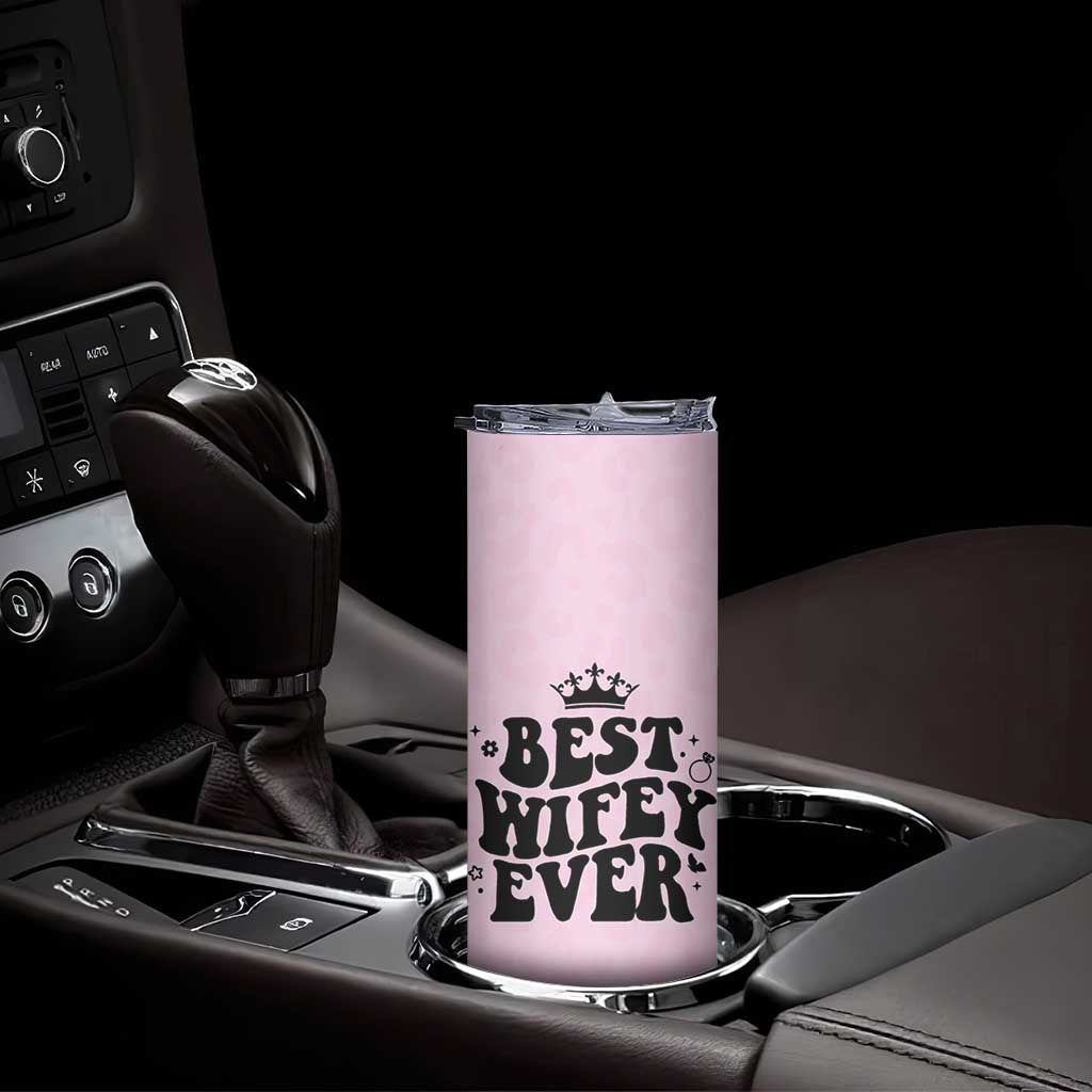 Gifts For Wife from Husband Skinny Tumbler Best Wifey Ever Bride Bachelorette Wedding Gifts
