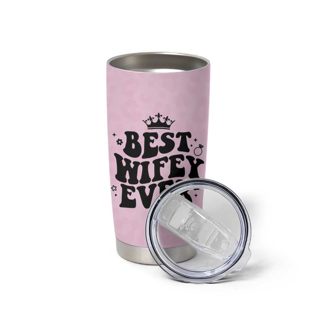 Gifts For Wife from Husband Tumbler Cup Best Wifey Ever Bride Bachelorette Wedding Gifts