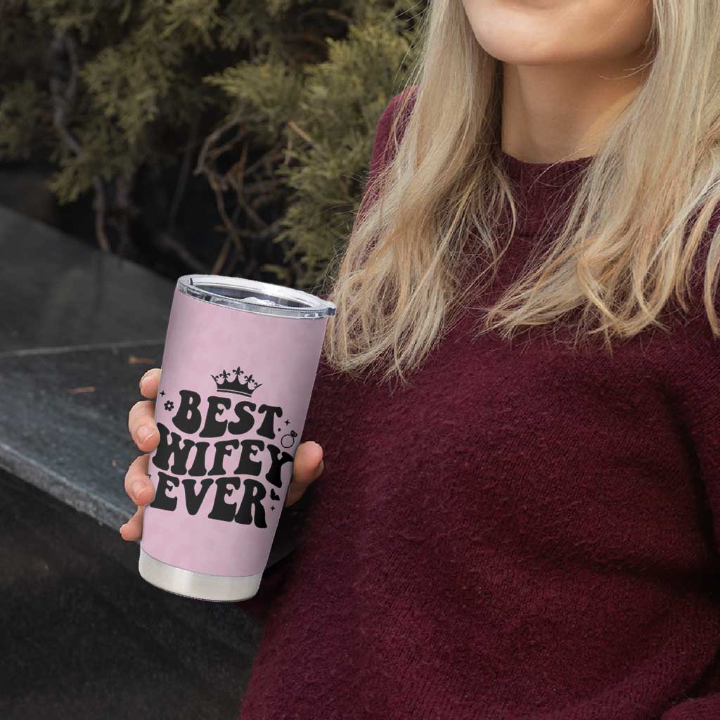 Gifts For Wife from Husband Tumbler Cup Best Wifey Ever Bride Bachelorette Wedding Gifts
