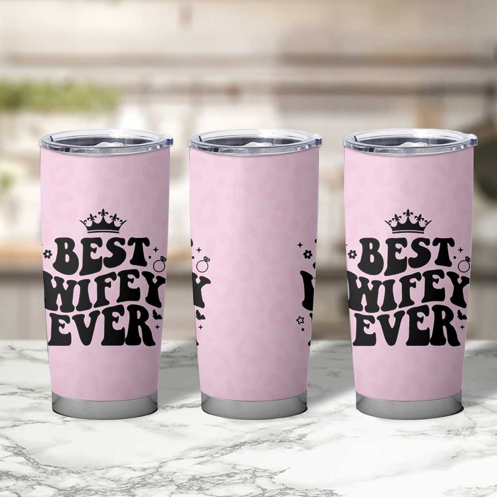 Gifts For Wife from Husband Tumbler Cup Best Wifey Ever Bride Bachelorette Wedding Gifts