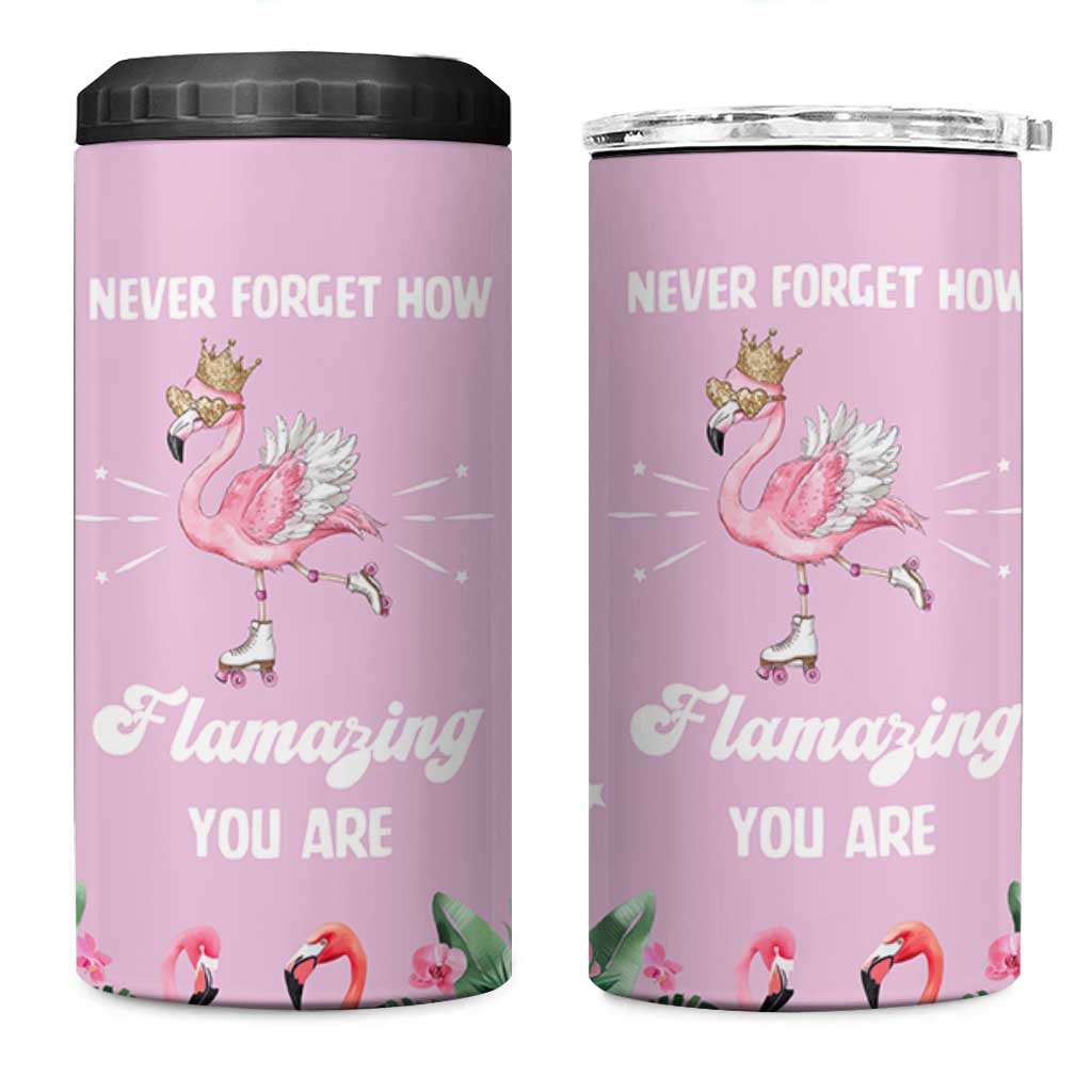 Flamingo Gifts 4 in 1 Can Cooler Tumbler Appreciation Inspirational Gift for Her