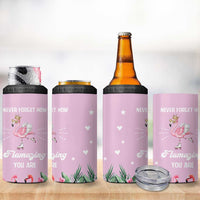 Flamingo Gifts 4 in 1 Can Cooler Tumbler Appreciation Inspirational Gift for Her