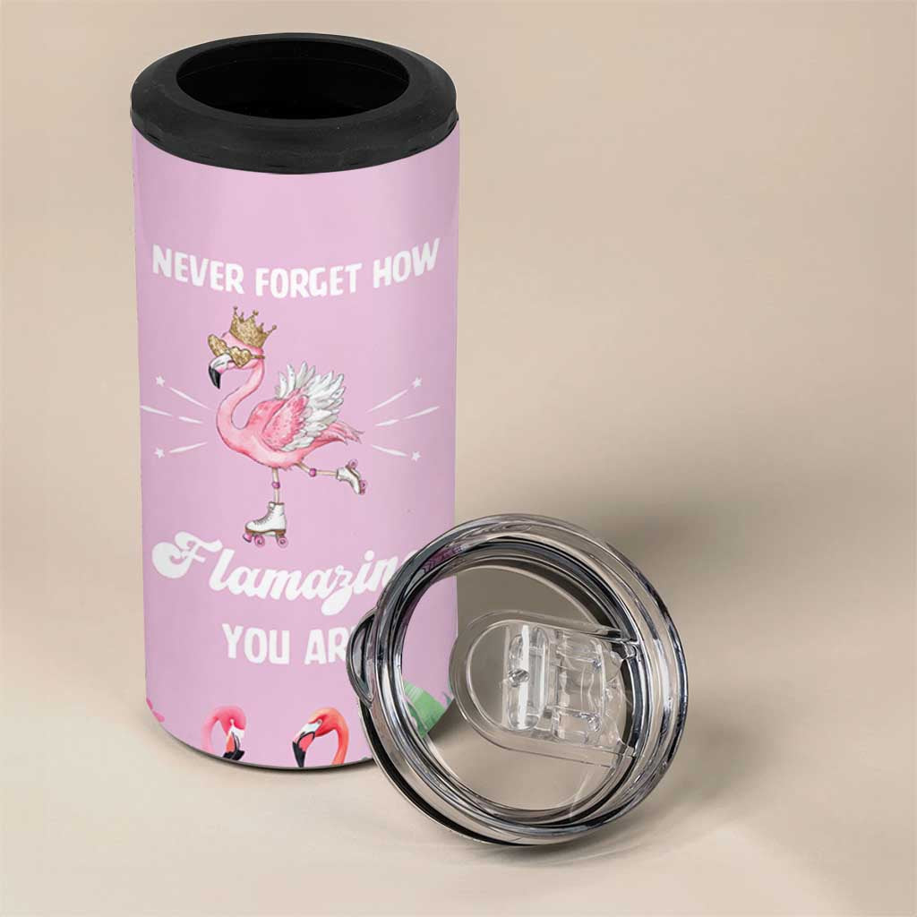 Flamingo Gifts 4 in 1 Can Cooler Tumbler Appreciation Inspirational Gift for Her
