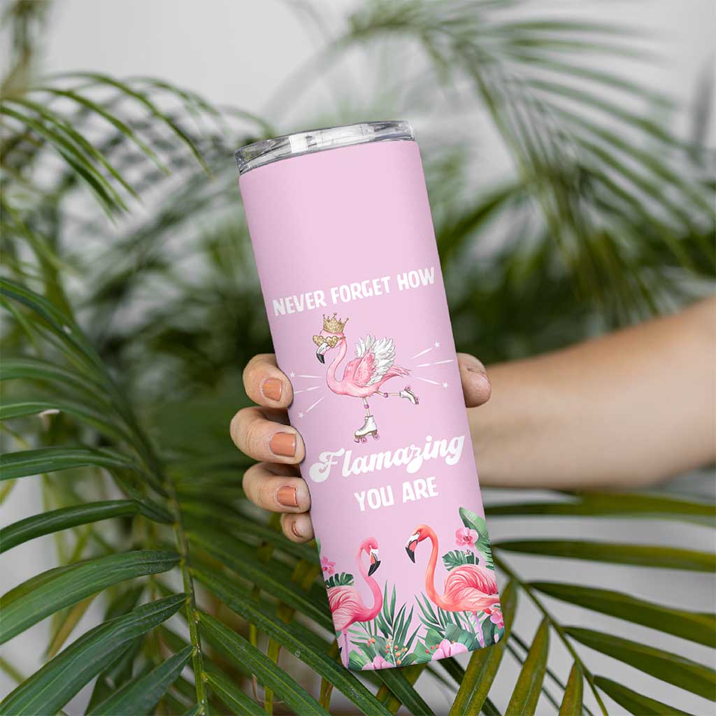 Flamingo Gifts Skinny Tumbler Appreciation Inspirational Gift for Her