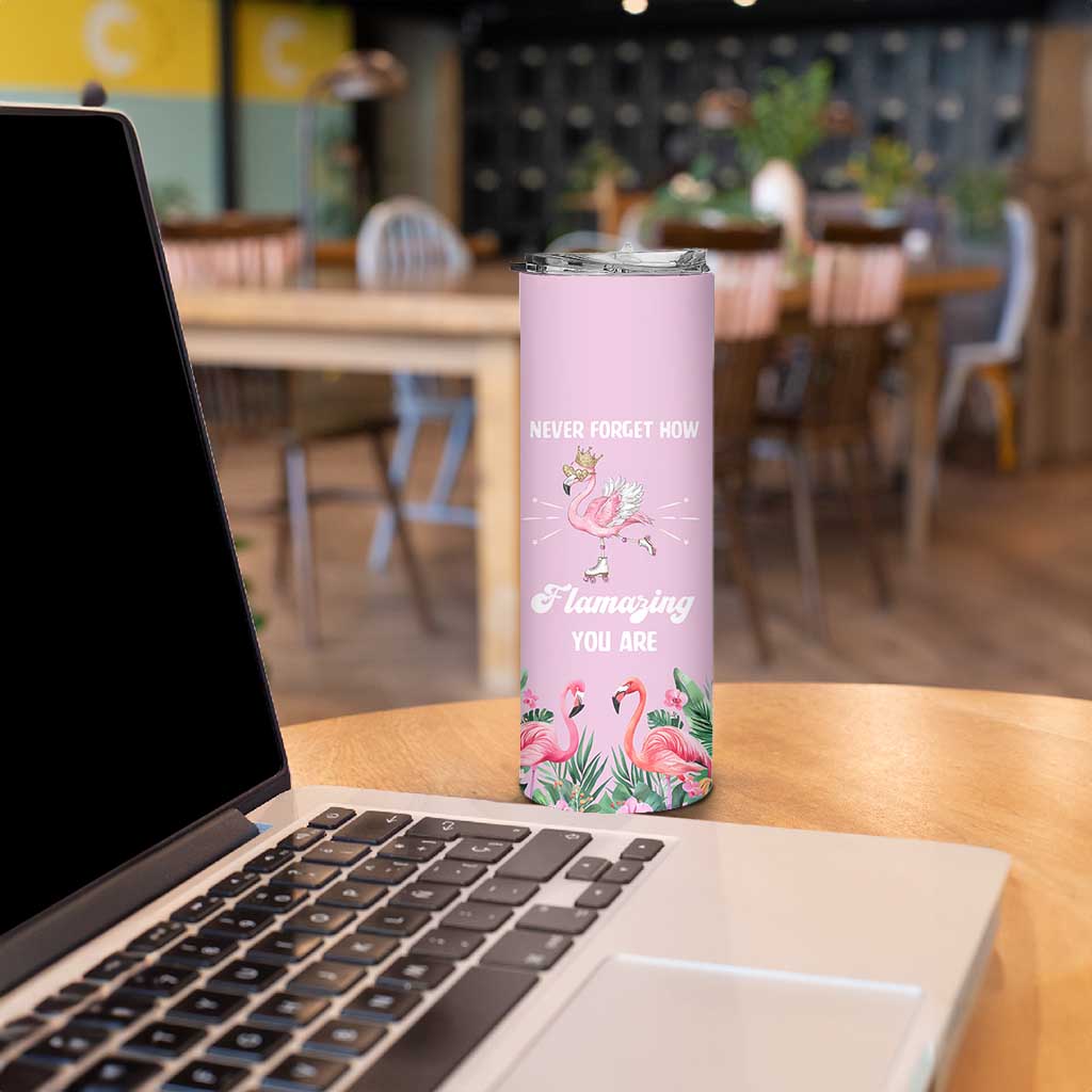 Flamingo Gifts Skinny Tumbler Appreciation Inspirational Gift for Her