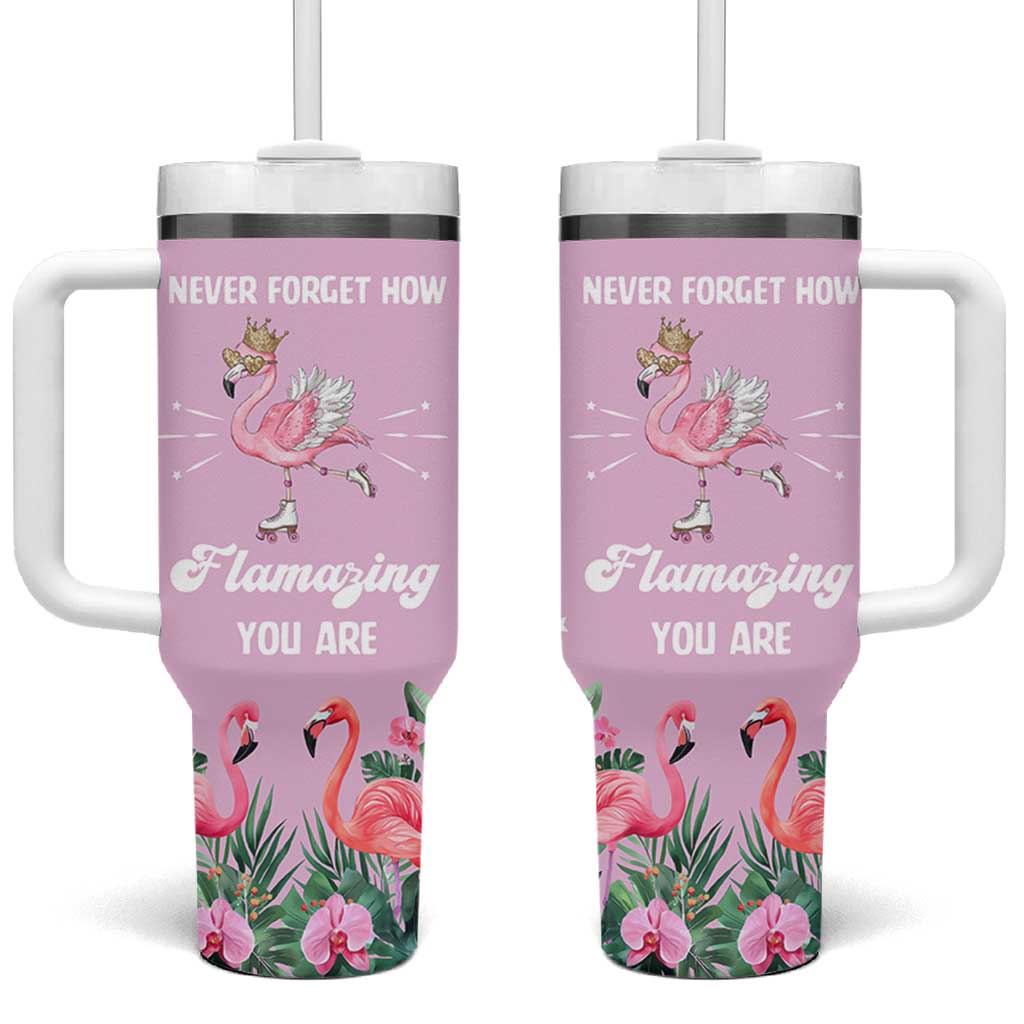 Flamingo Gifts Tumbler With Handle Appreciation Inspirational Gift for Her