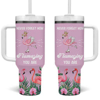 Flamingo Gifts Tumbler With Handle Appreciation Inspirational Gift for Her