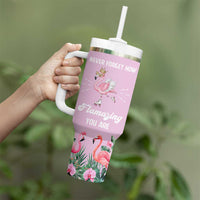 Flamingo Gifts Tumbler With Handle Appreciation Inspirational Gift for Her