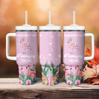 Flamingo Gifts Tumbler With Handle Appreciation Inspirational Gift for Her