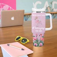 Flamingo Gifts Tumbler With Handle Appreciation Inspirational Gift for Her