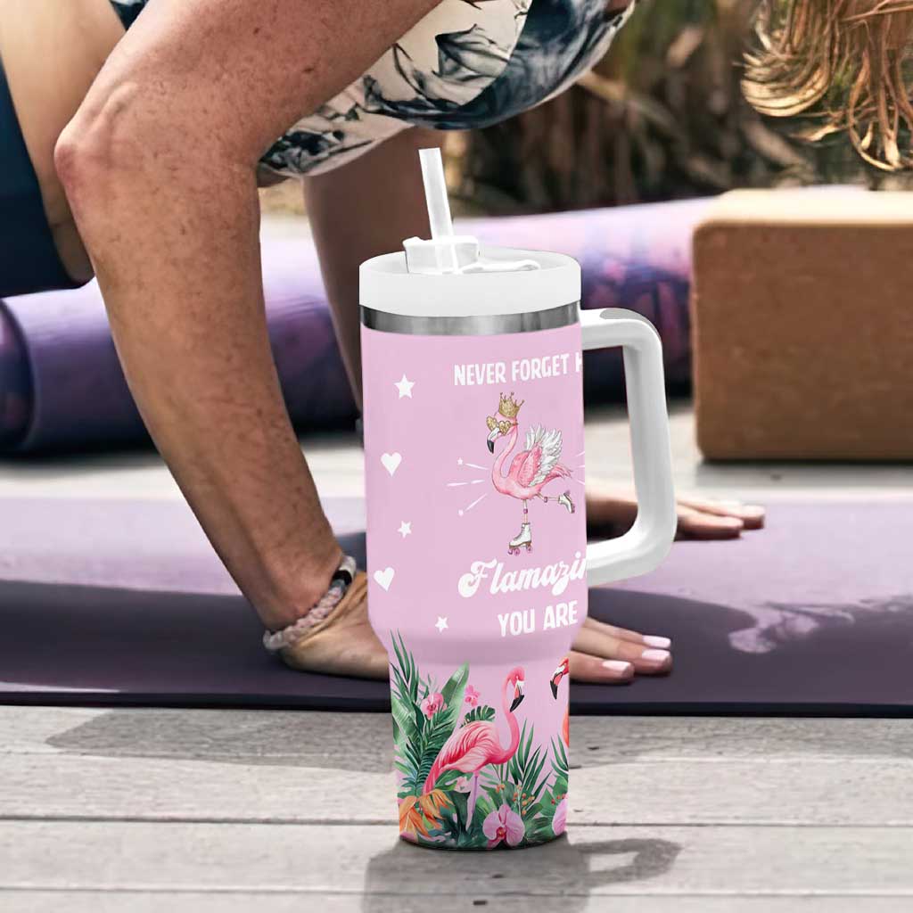 Flamingo Gifts Tumbler With Handle Appreciation Inspirational Gift for Her