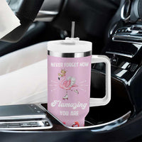 Flamingo Gifts Tumbler With Handle Appreciation Inspirational Gift for Her