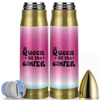 Queen Of The Camper Bullet Tumbler RV Camping Camper Life