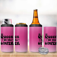 Queen Of The Camper 4 in 1 Can Cooler Tumbler RV Camping Camper Life