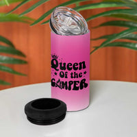 Queen Of The Camper 4 in 1 Can Cooler Tumbler RV Camping Camper Life