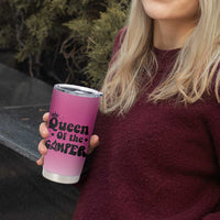 Queen Of The Camper Tumbler Cup RV Camping Camper Life