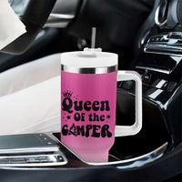 Queen Of The Camper Tumbler With Handle RV Camping Camper Life