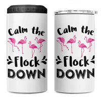 Gifts For Flamingo Lover 4 in 1 Can Cooler Tumbler Cute Animal Lover Gifts For Her