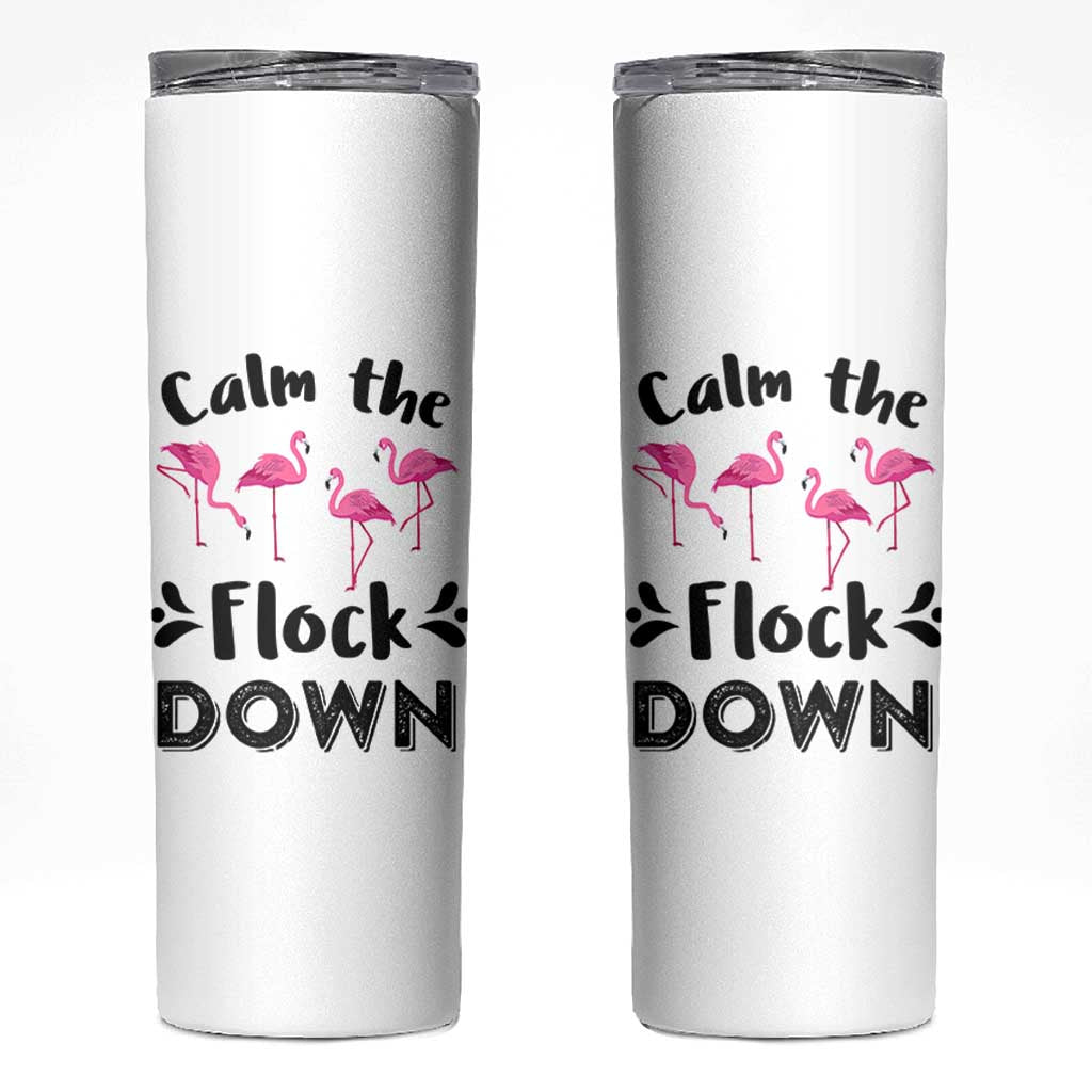 Gifts For Flamingo Lover Skinny Tumbler Cute Animal Lover Gifts For Her