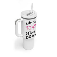 Gifts For Flamingo Lover Tumbler With Handle Cute Animal Lover Gifts For Her