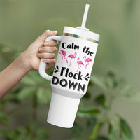 Gifts For Flamingo Lover Tumbler With Handle Cute Animal Lover Gifts For Her