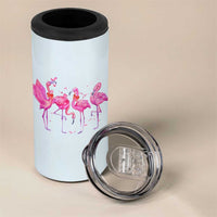 Flamingo Lover Gifts 4 in 1 Can Cooler Tumbler Cute Flamingo Gifts For Women Who Loves Flamingos