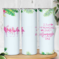 Flamingo Lover Gifts Skinny Tumbler Cute Flamingo Gifts For Women Who Loves Flamingos