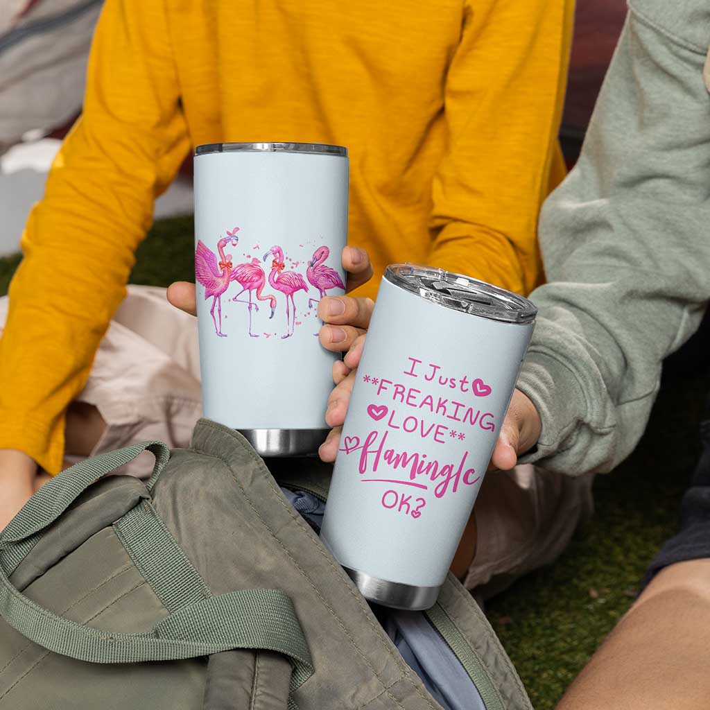 Flamingo Lover Gifts Tumbler Cup Cute Flamingo Gifts For Women Who Loves Flamingos