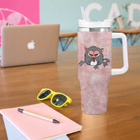 Funny Cat Tumbler With Handle Shhh Don't Speak Hold on Ok I'm Listening Cat Lover Gifts - Wonder Print Shop