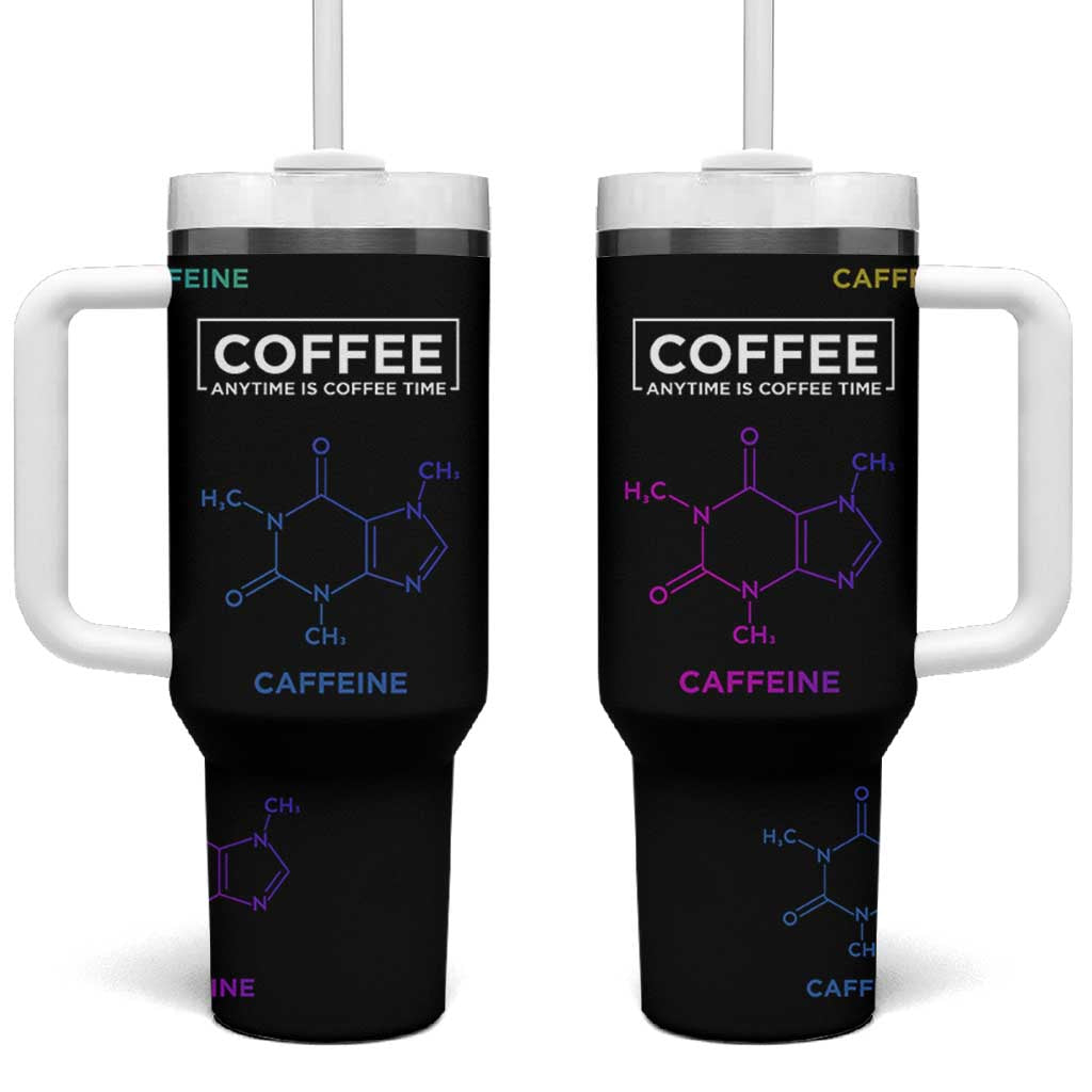 Chemistry Coffee Tumbler With Handle Caffeine Science Chemistry Teacher Gift