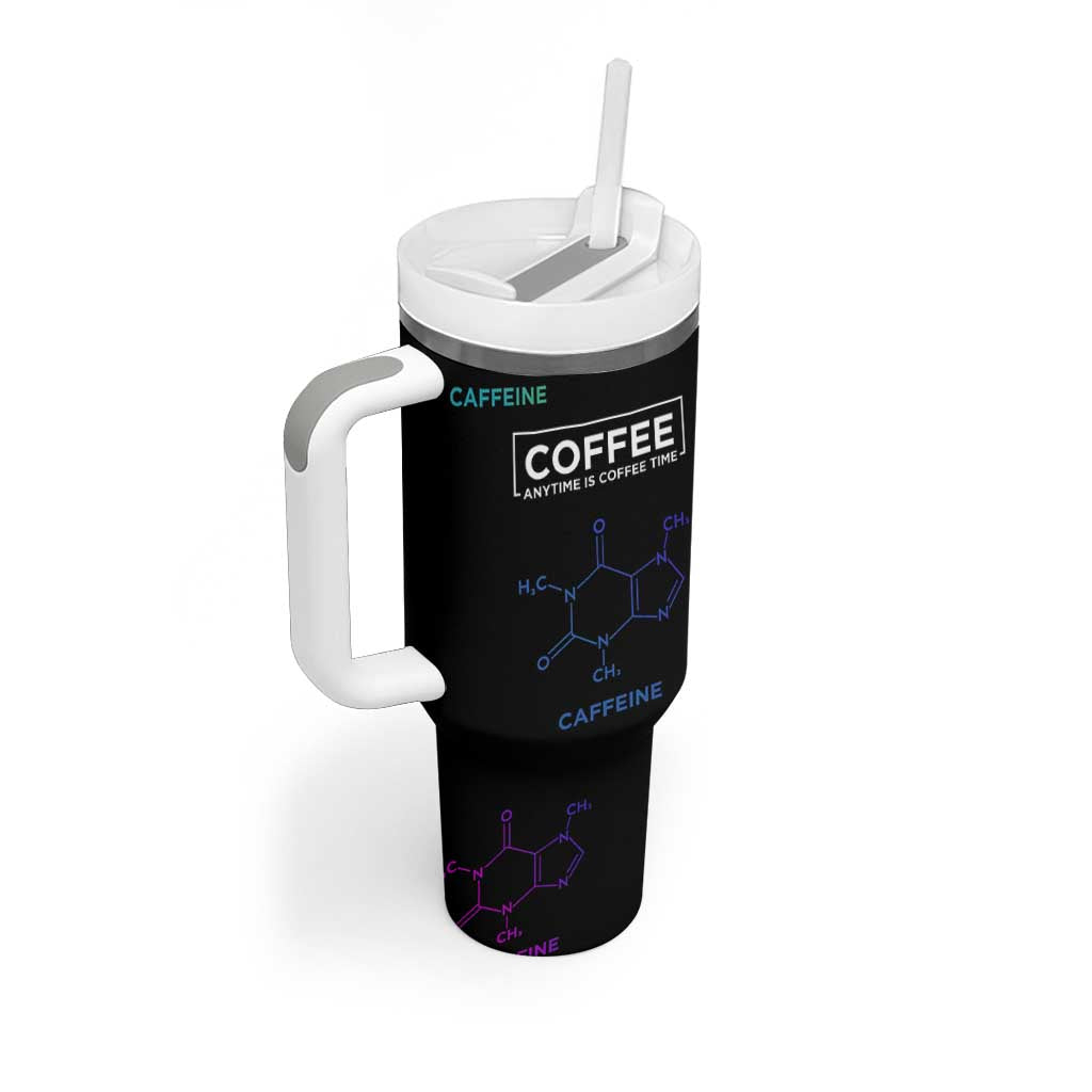 Chemistry Coffee Tumbler With Handle Caffeine Science Chemistry Teacher Gift