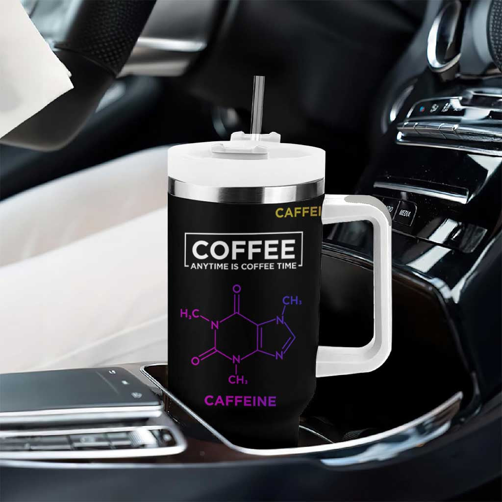 Chemistry Coffee Tumbler With Handle Caffeine Science Chemistry Teacher Gift