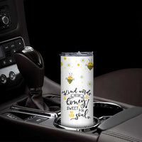 Christian Gifts For Women Skinny Tumbler Kind Words are Like Honey Inspirational Bible Verse