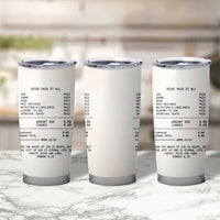 Christian Inspirational Tumbler Cup Bible Verses Christian Gift Jesus Paid It All