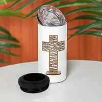 Christian Inspirational 4 in 1 Can Cooler Tumbler The Lords Prayer Bible Verses Christian Gift