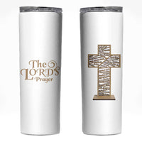 Christian Inspirational Skinny Tumbler The Lords Prayer Bible Verses Christian Gift