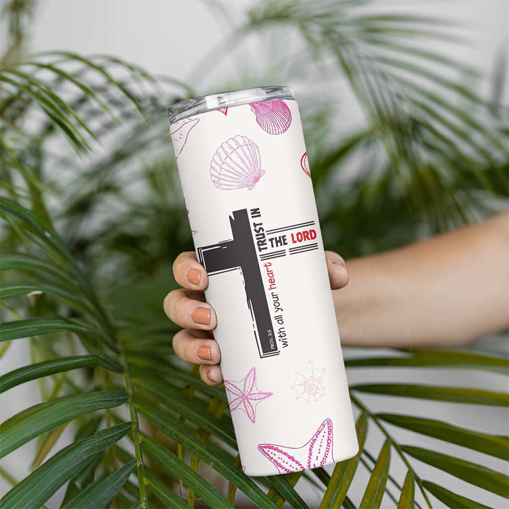 Christian Gifts For Women Skinny Tumbler Trust In The Lord Encouraging Bible Verse Inspirational Gift
