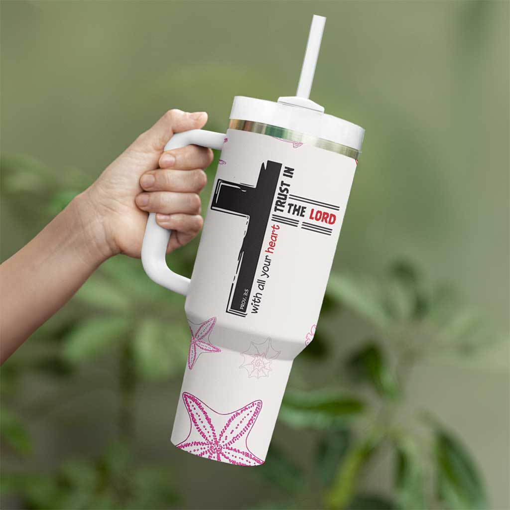 Christian Gifts For Women Tumbler With Handle Trust In The Lord Encouraging Bible Verse Inspirational Gift