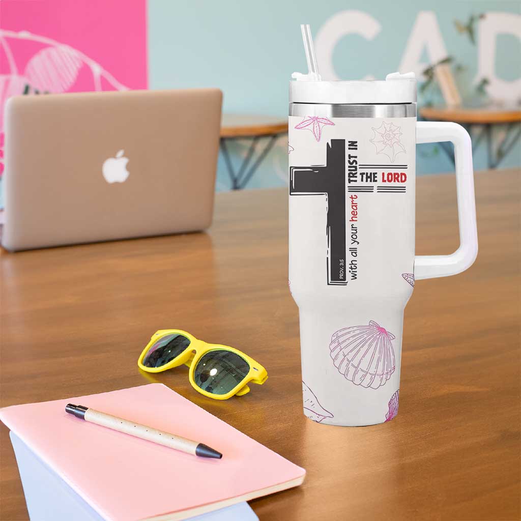 Christian Gifts For Women Tumbler With Handle Trust In The Lord Encouraging Bible Verse Inspirational Gift
