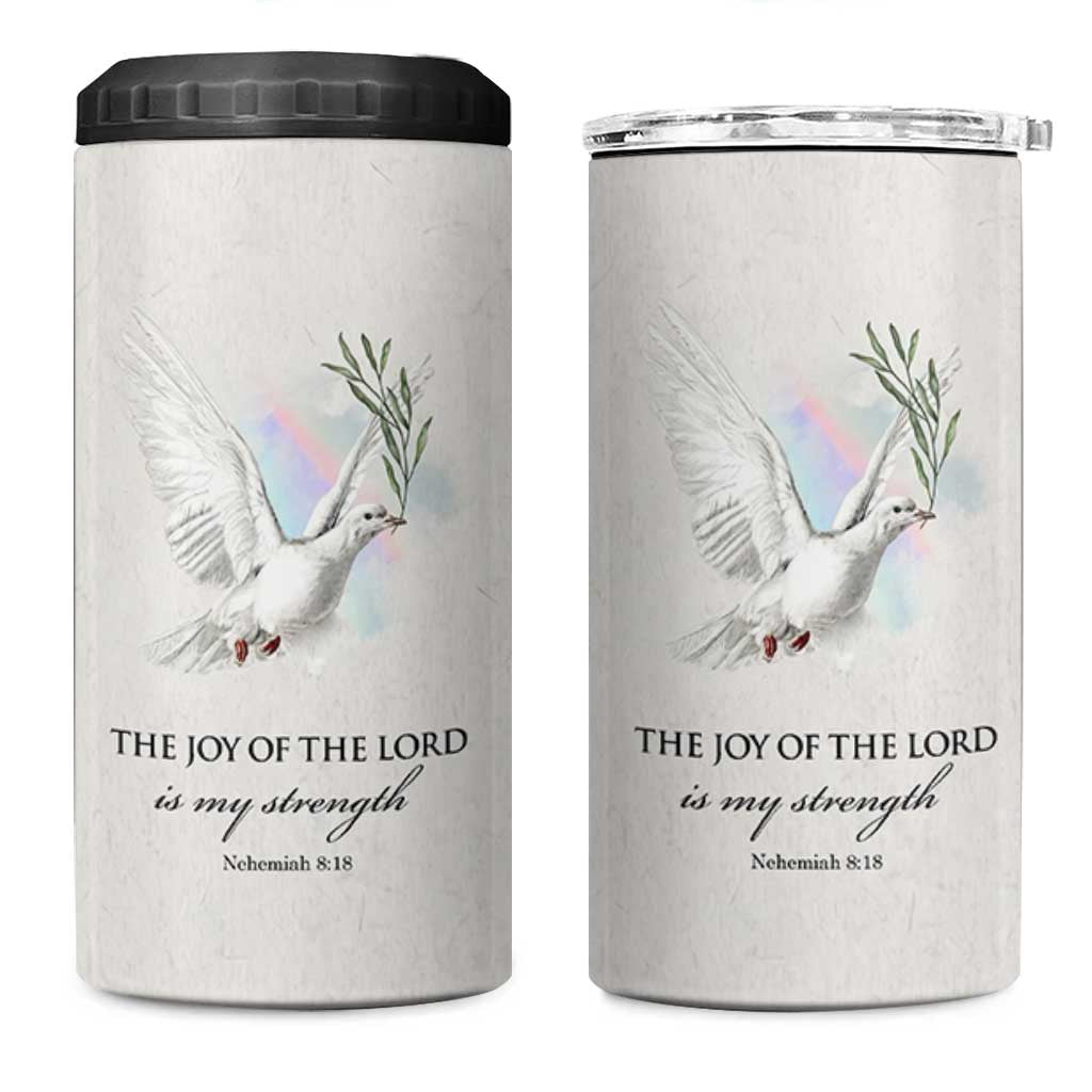 Christian Gifts 4 in 1 Can Cooler Tumbler Joy Of The Lord Is My Strength Bible Verses Inspirational Gift