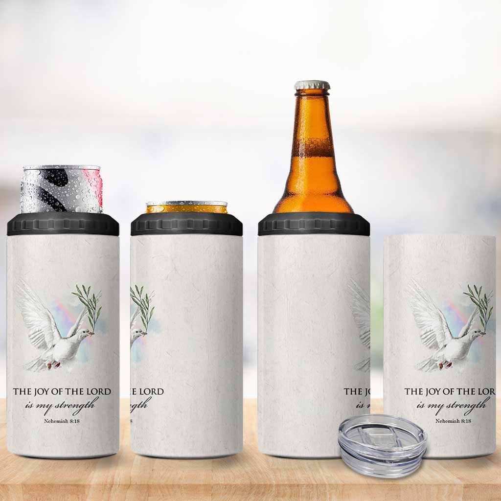 Christian Gifts 4 in 1 Can Cooler Tumbler Joy Of The Lord Is My Strength Bible Verses Inspirational Gift