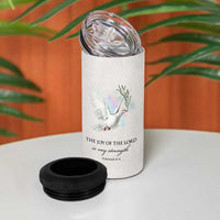 Christian Gifts 4 in 1 Can Cooler Tumbler Joy Of The Lord Is My Strength Bible Verses Inspirational Gift