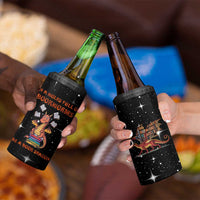 Book Lover 4 in 1 Can Cooler Tumbler In A World Full Of Bookworms Be A Book Dragon