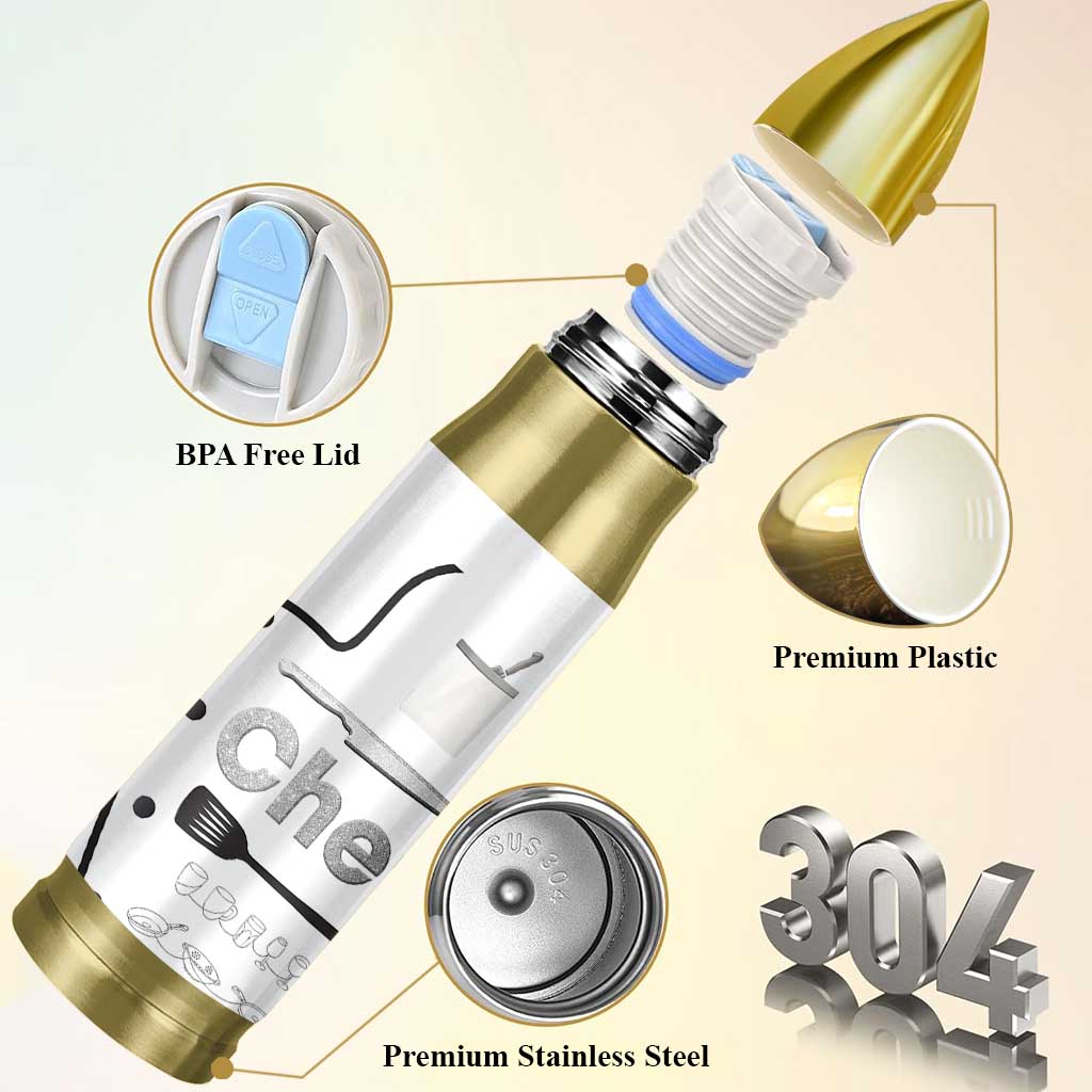 Chef Gifts Bullet Tumbler Gifts For Cooking Lovers Bakers Culinary Students