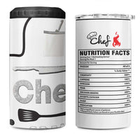 Chef Gifts 4 in 1 Can Cooler Tumbler Gifts For Cooking Lovers Bakers Culinary Students