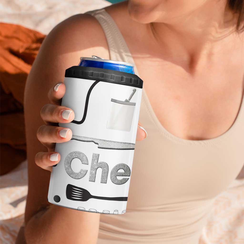Chef Gifts 4 in 1 Can Cooler Tumbler Gifts For Cooking Lovers Bakers Culinary Students